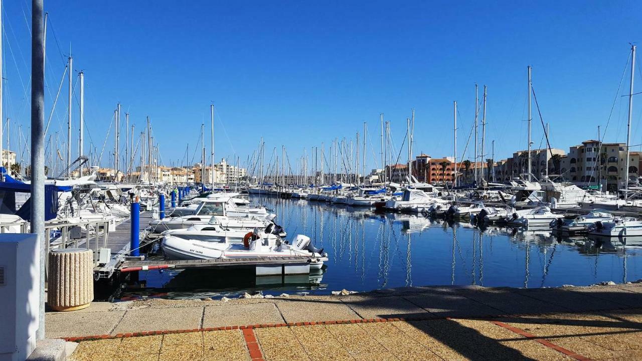 Le Soleil Bleu Wifi Clim Villa Le Barcarès Exteriör bild
